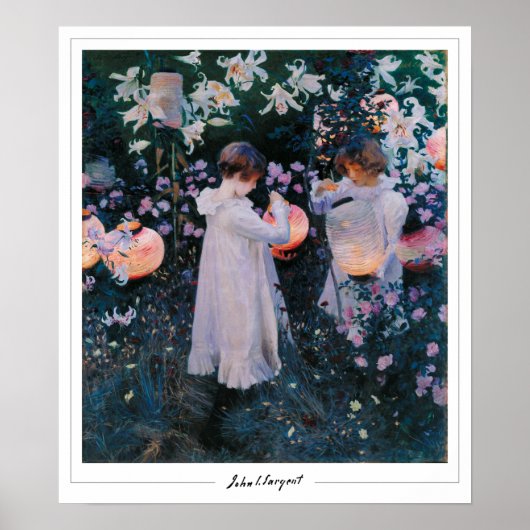 John Singer Sargent Zedign Poster d'art #10 (Devant)