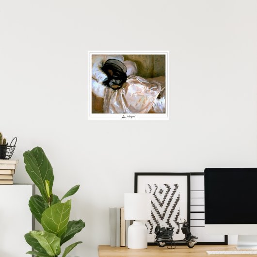 John Singer Sargent Zedign Poster d'art #13-2 (Bureau à domicile)