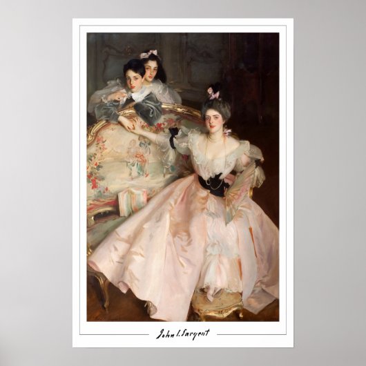 John Singer Sargent Zedign Poster d'art #15 (Devant)
