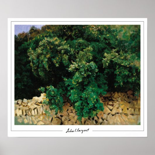 John Singer Sargent Zedign Poster d'art #16 (Devant)