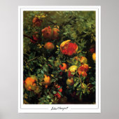 John Singer Sargent Zedign Poster d'art #186-2 (Devant)