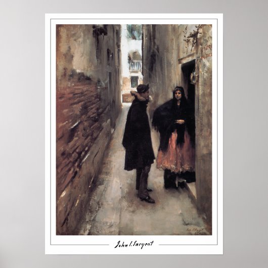 John Singer Sargent Zedign Poster d'art #24-2 (Devant)