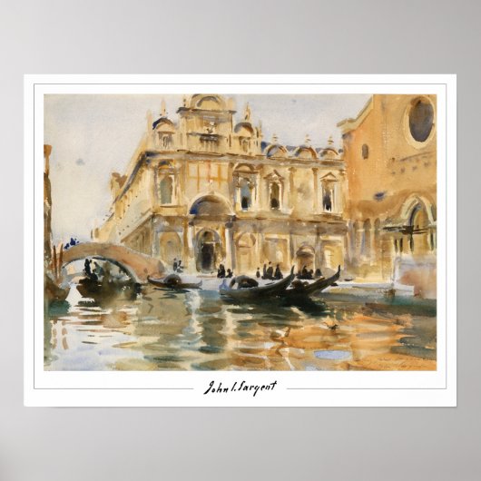 John Singer Sargent Zedign Poster d'art #5 (Devant)