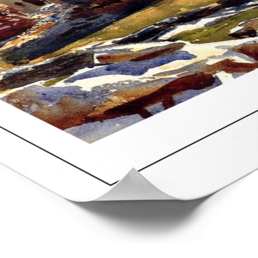 John Singer Sargent Zedign Poster d'art #60-2 (Coin)