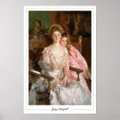 John Singer Sargent Zedign Poster d'art #8-2 (Devant)