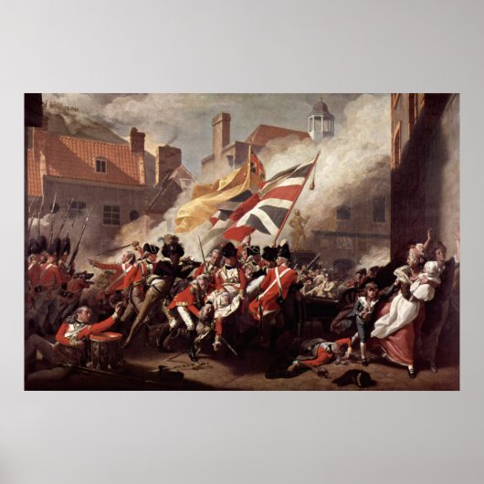 John Singleton Copley Battle of Jersey Poster (Voorkant)