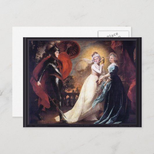 John Singleton Copley - The Red Cross Knight Briefkaart (Voorkant / Achterkant)