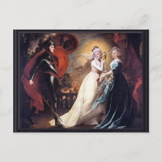 John Singleton Copley - The Red Cross Knight Briefkaart (Voorkant)