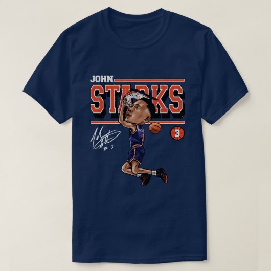 John Starks Cartoon T-shirt (Design voorkant)