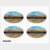 John Steinbeck Inspirerend Quote "Ideeën" Ovale Sticker (Vel)