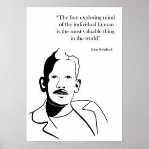 John Steinbeck Poster