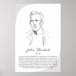 John Steinbeck Poster