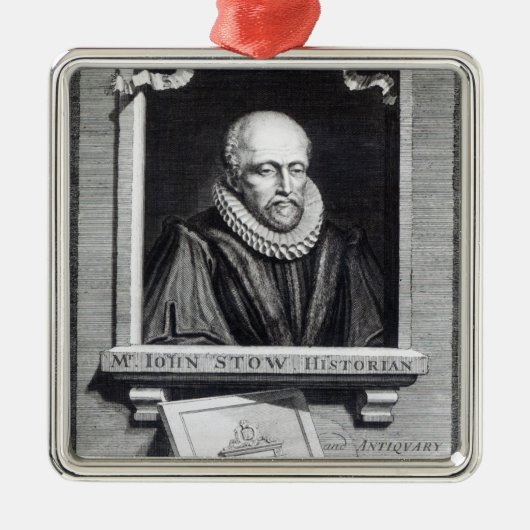 John Stow Metalen Ornament (Voorkant)