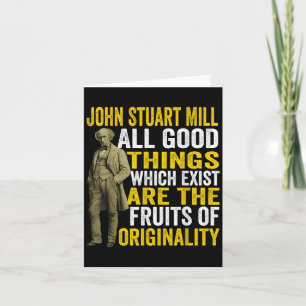 John Stuart Mill filosoof citeert filosofieleer Kaart