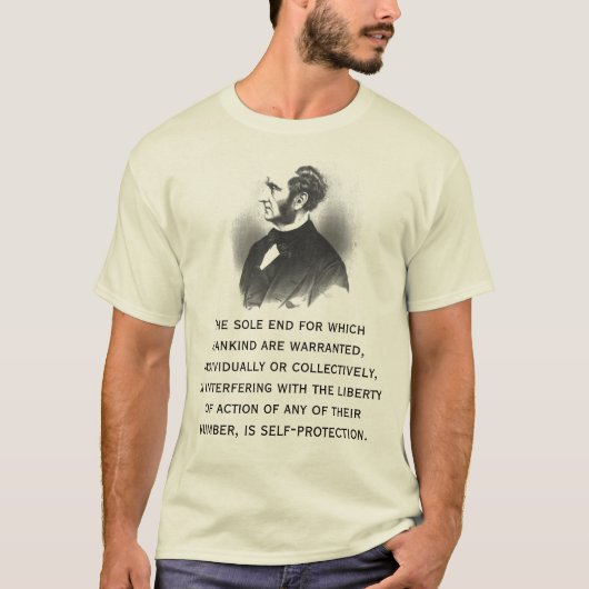 John Stuart Mill T-Shirt (Voorkant)