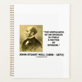 John Stuart Mill Utilité D'Une Citation D'Opinion (Devant)