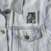 John Stuart, Third Earl of Bute, gegraveerd Vierkante Button 5,1 Cm (In situ)
