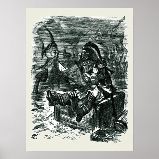 John Tenniel: Davy Jones Locker Poster (Voorkant)