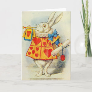 John Tenniel   Witte konijn Kaart