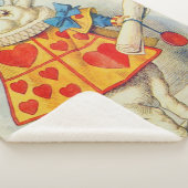 John Tenniel | Witte konijn Sherpa Deken (3/4)