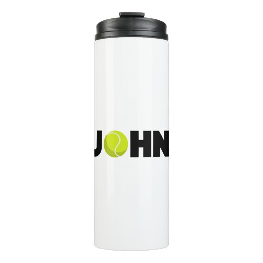 John Tennis Thermosbeker (Voorkant)