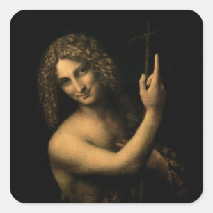 John the Baptist, 1513-16 Vierkante Sticker