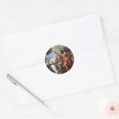 John-the-Baptist-baptizing-Christus-by-Trevisani Ronde Sticker (Envelop)