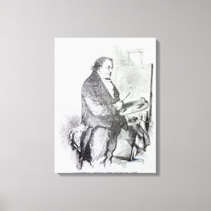 John Thomas Smith Joseph Mallord William Turner Canvas Afdruk