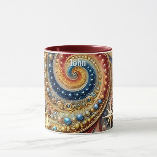 JOHN ~ Tourbillons Étoiles ~ Tasse (Centre)