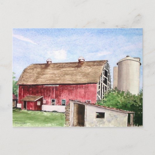 John Trescher Barn - carte postale (Devant)