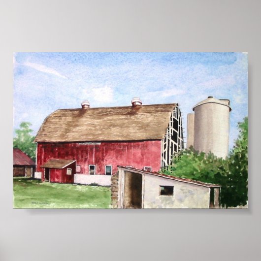 John Trescher Barn-poster Poster (Voorkant)