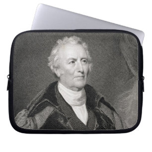 John Trumbull (1756-1843), gegraveerd door Asher B Laptop Sleeve