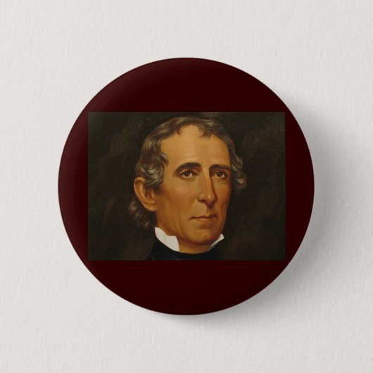 John Tyler 10 Ronde Button 5,7 Cm (Voorkant)
