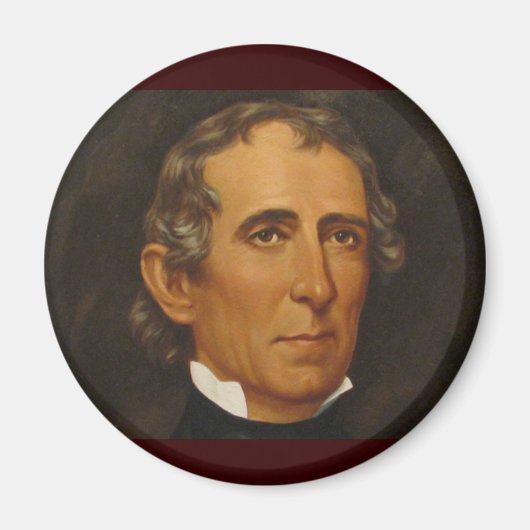 John Tyler 10th Magneet (Voorkant)