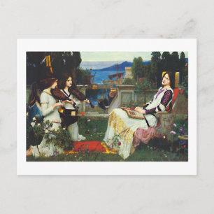 John W Waterhouse - Saint Cecilia (1895) Briefkaart