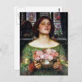John Waterhouse - Gather Ye Rosebuds Briefkaart (Voorkant / Achterkant)
