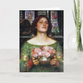 John Waterhouse - Gather Ye Rosebuds Kaart (Voorkant)