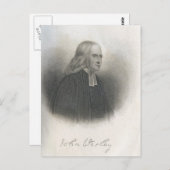 John Wesley Methodist stichter Briefkaart (Voorkant / Achterkant)