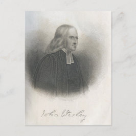 John Wesley Methodist stichter Briefkaart
