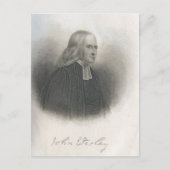 John Wesley Methodist stichter Briefkaart (Voorkant)