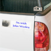 John Wesley methodistenstichter Bumpersticker (Op Truck)