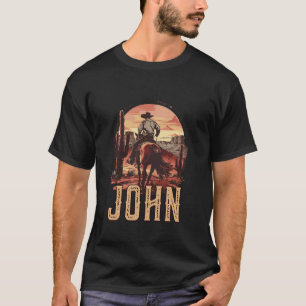 John Western Country Cowboy Kinderen Peuter Jongen T-shirt
