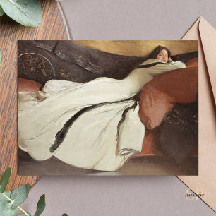 John White Alexander Repose schilderij Art Print Briefkaart