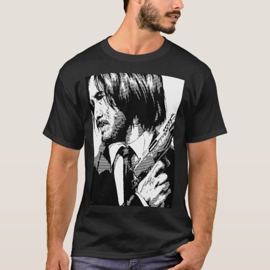 John Wick Keanu Reeves T-shirt (Voorkant)