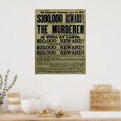 John Wilkes Booth Poster Recherché (Cuisine)
