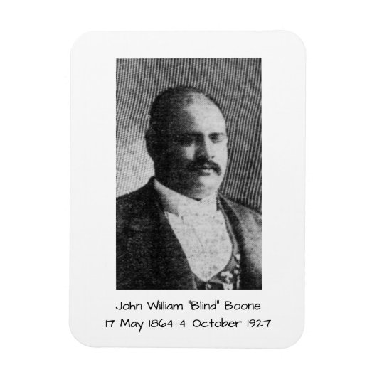 John William "Blind" Boone Magneet (Verticaal)