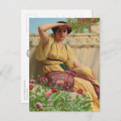 John William Godward A tryst CC0624 Briefkaart (Voorkant / Achterkant)