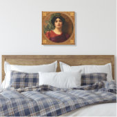 John William Godward Contemplation CC0634 Canvas Afdruk (Insitu (Slaapkamer))