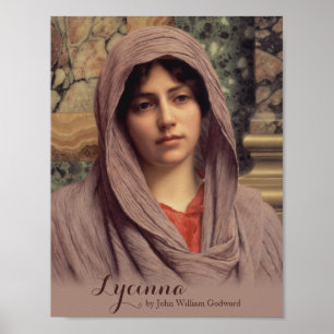 John William Godward Lycinna CC0201 Mooie kunst Poster
