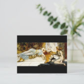 John William Godward-Mischief en Repose Briefkaart (Staand voorkant)